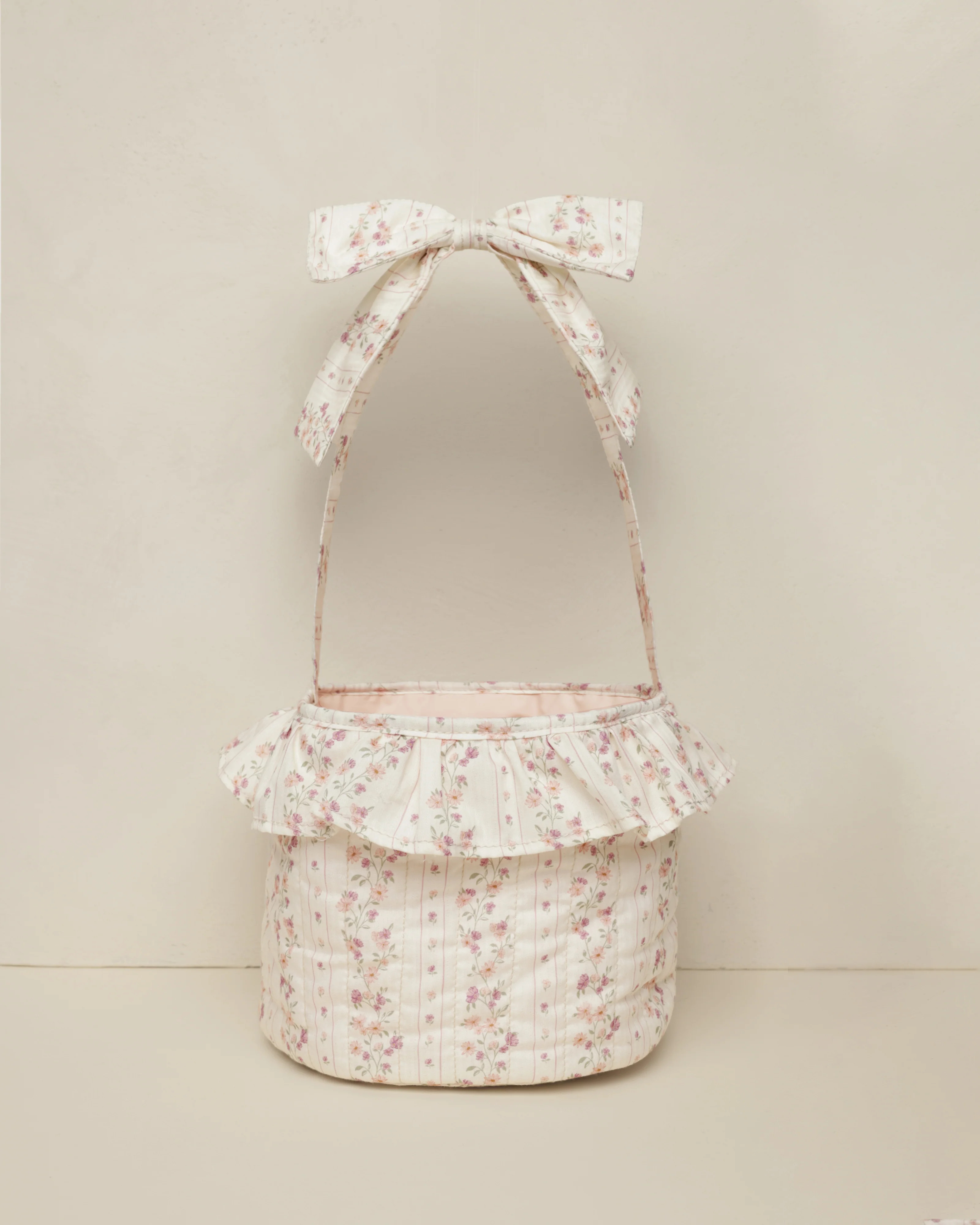Easter Basket || Floral Stripe | Rylee + Cru