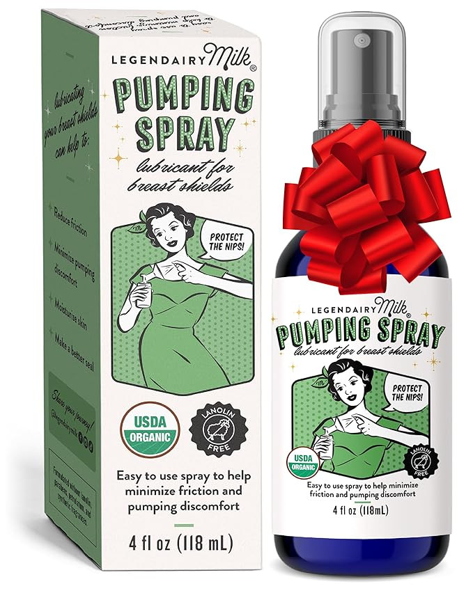 Legendairy Milk Pumping Spray 4 oz., Helps Sore Nipples & Clogged Ducts, Organic Lubricant for Br... | Amazon (US)