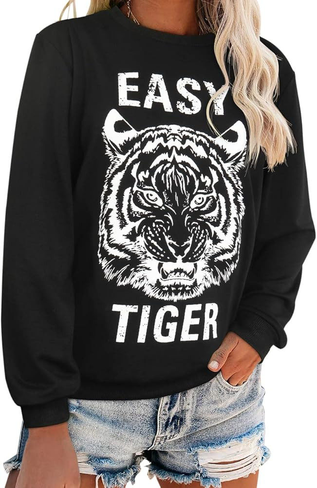 KUNISUIT Women’s Tie Dye Oversize Pullover Top Casual Long Sleeve Sweatshirts | Amazon (US)