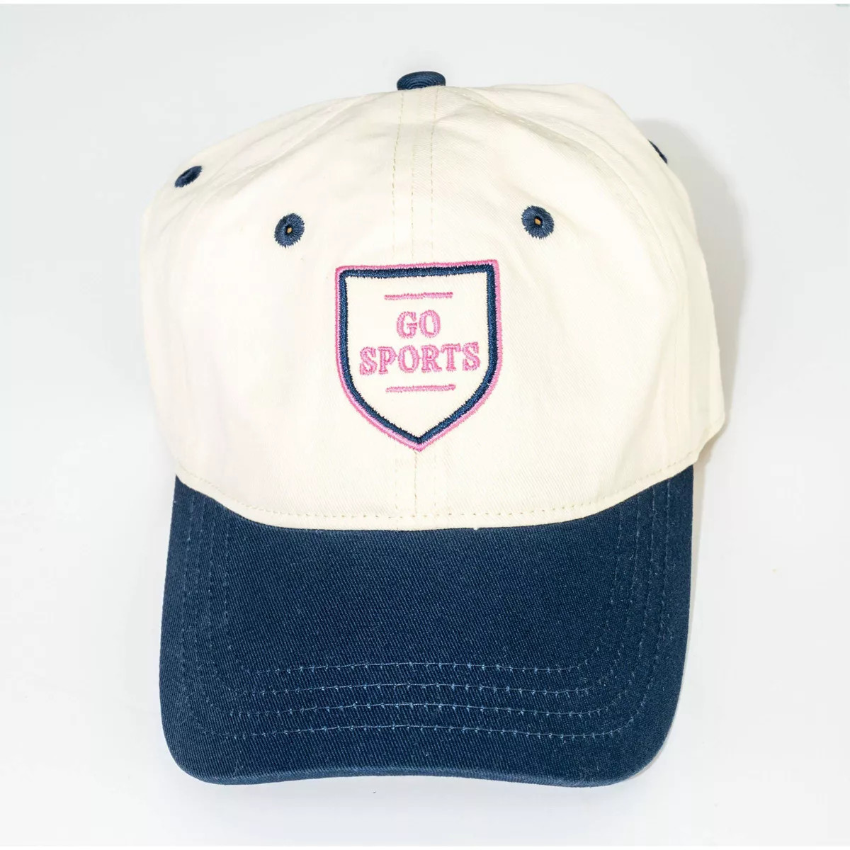 Go Sports Hat - Frasier Sterling Cream/Navy/Pink | Target