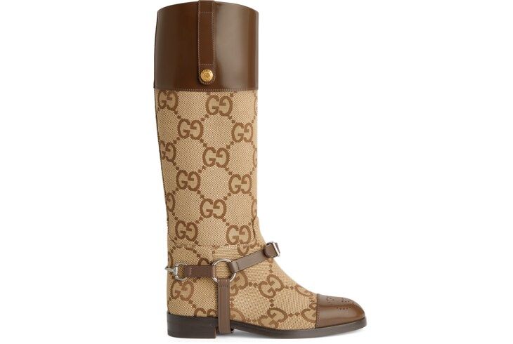 Gucci Knee-high boot with harness | Gucci (US)