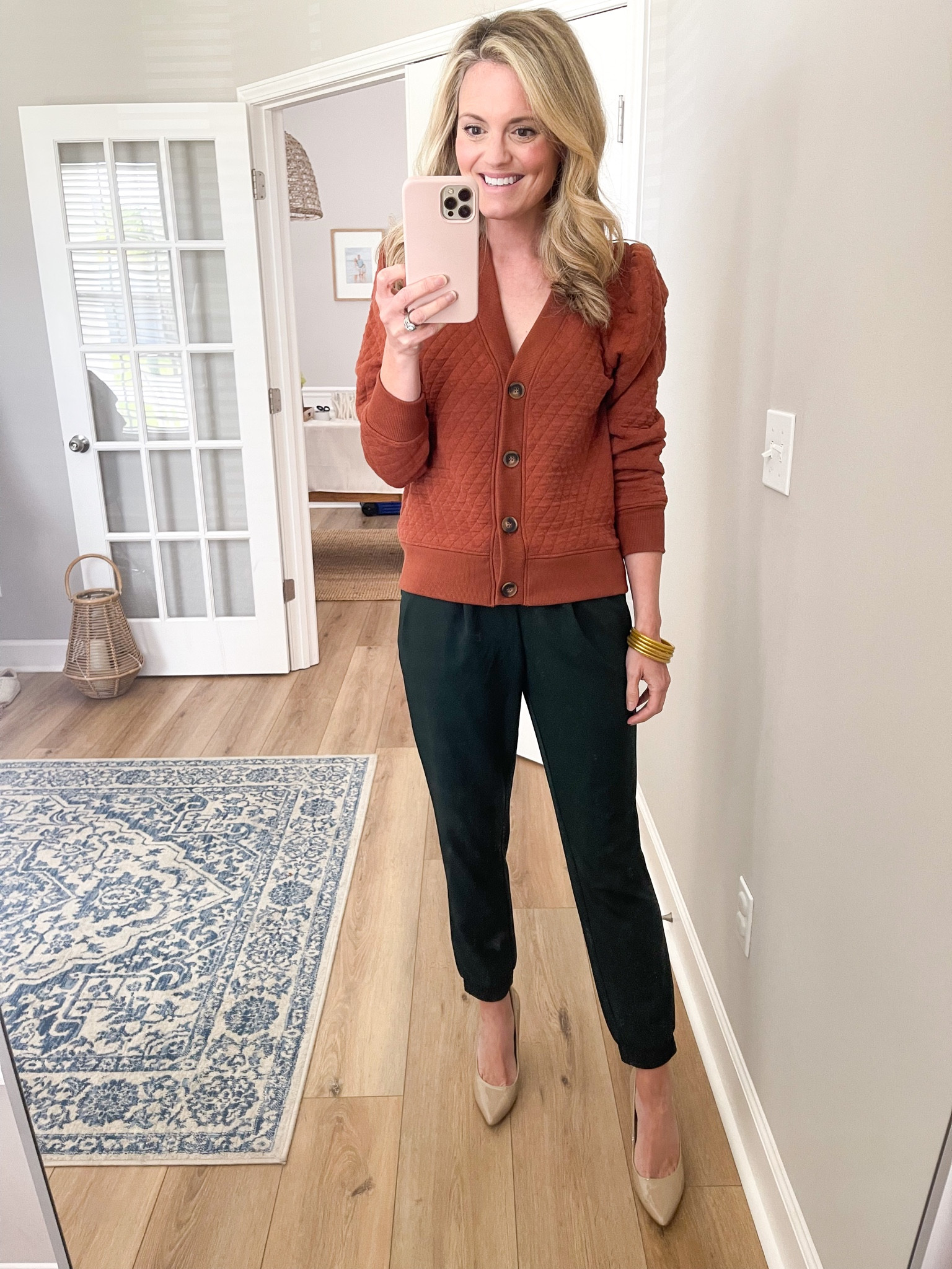 Wearing the size XS in both the sweater and joggers 

#LTKstyletip #LTKSeasonal #LTKunder50