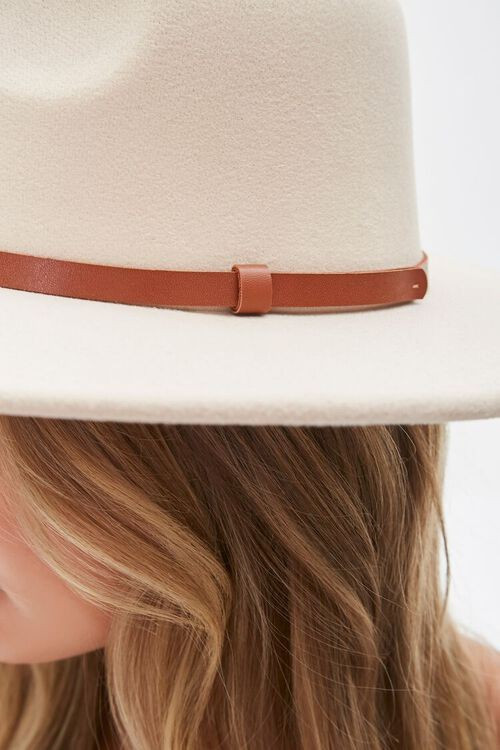 Brushed Faux Leather-Trim Fedora | Forever 21 | Forever 21 (US)