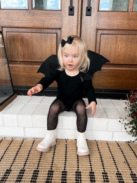 It’s freaking bats!! This is the cutest but simplest costume ever! Perfect for little girls - can be easily altered for boys! Easy diy toddler costume for Halloween! 

#LTKbaby #LTKHalloween #LTKkids