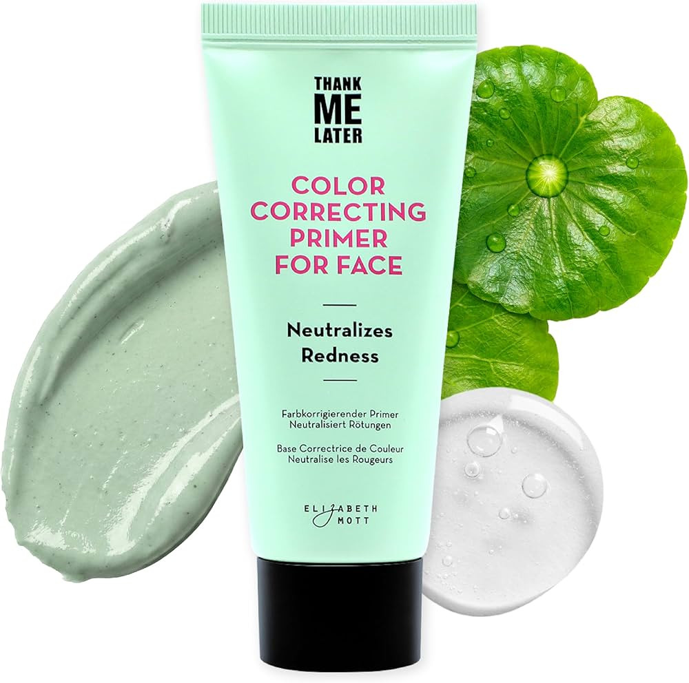 Elizabeth Mott Thank Me Later Color Correcting Face Primer - Niacinamide and Cica Soothes and Neu... | Amazon (US)