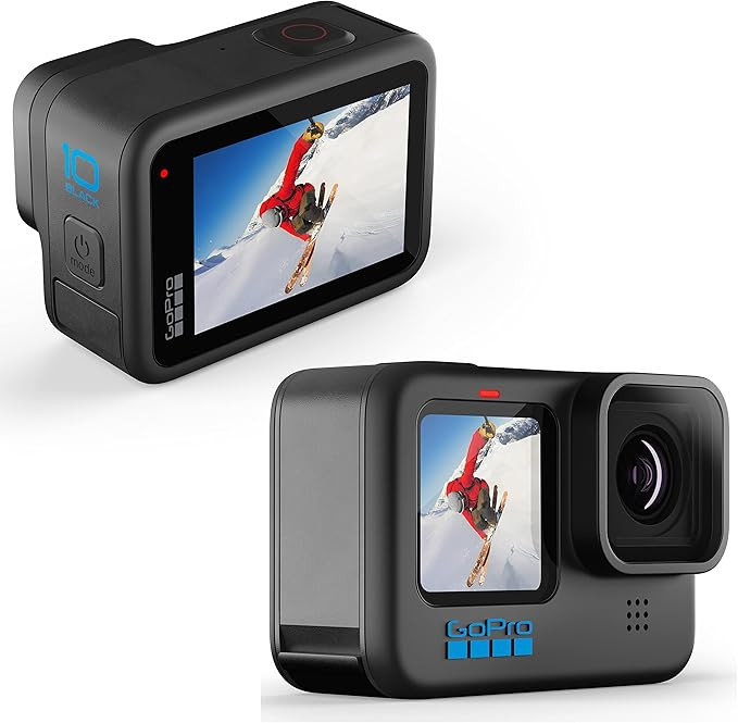 GoPro HERO10 Black - E-Commerce Packaging - Waterproof Action Camera with Front LCD and Touch Rea... | Amazon (US)