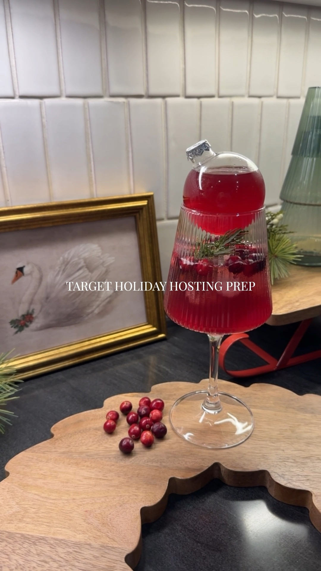 Target hosting for the holidays cocktail 
