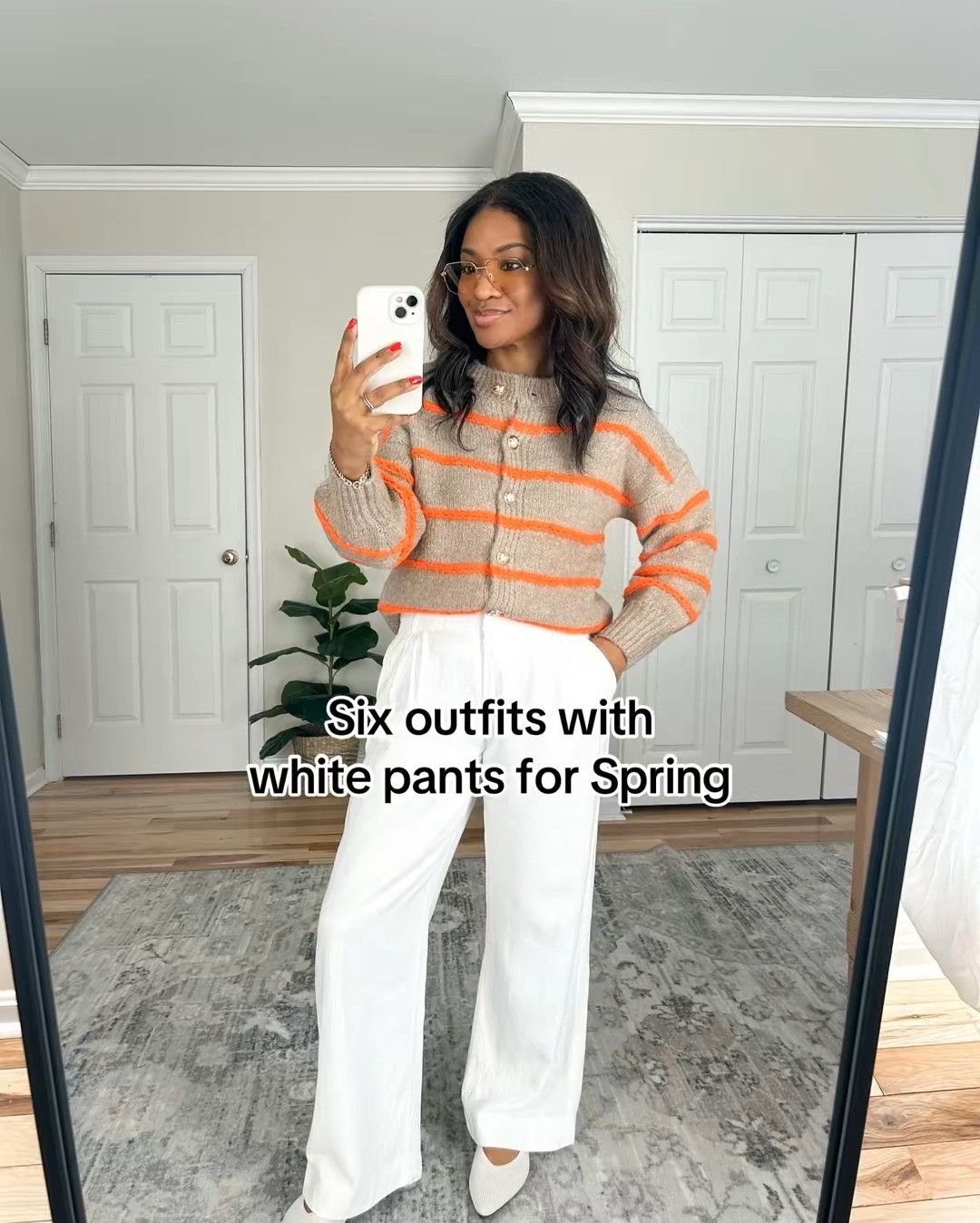 Wearing a size 27 in the white linen pants. Medium in the first sweater. Medium in the denim button down. I’m wearing a medium in the camel colored jacket. Wearing a small and the denim vest. I’m wearing a large and the denim jacket. My tops are small. Shoes are true to size.



#LTKootd #LTKOver40 #LTKgrwm