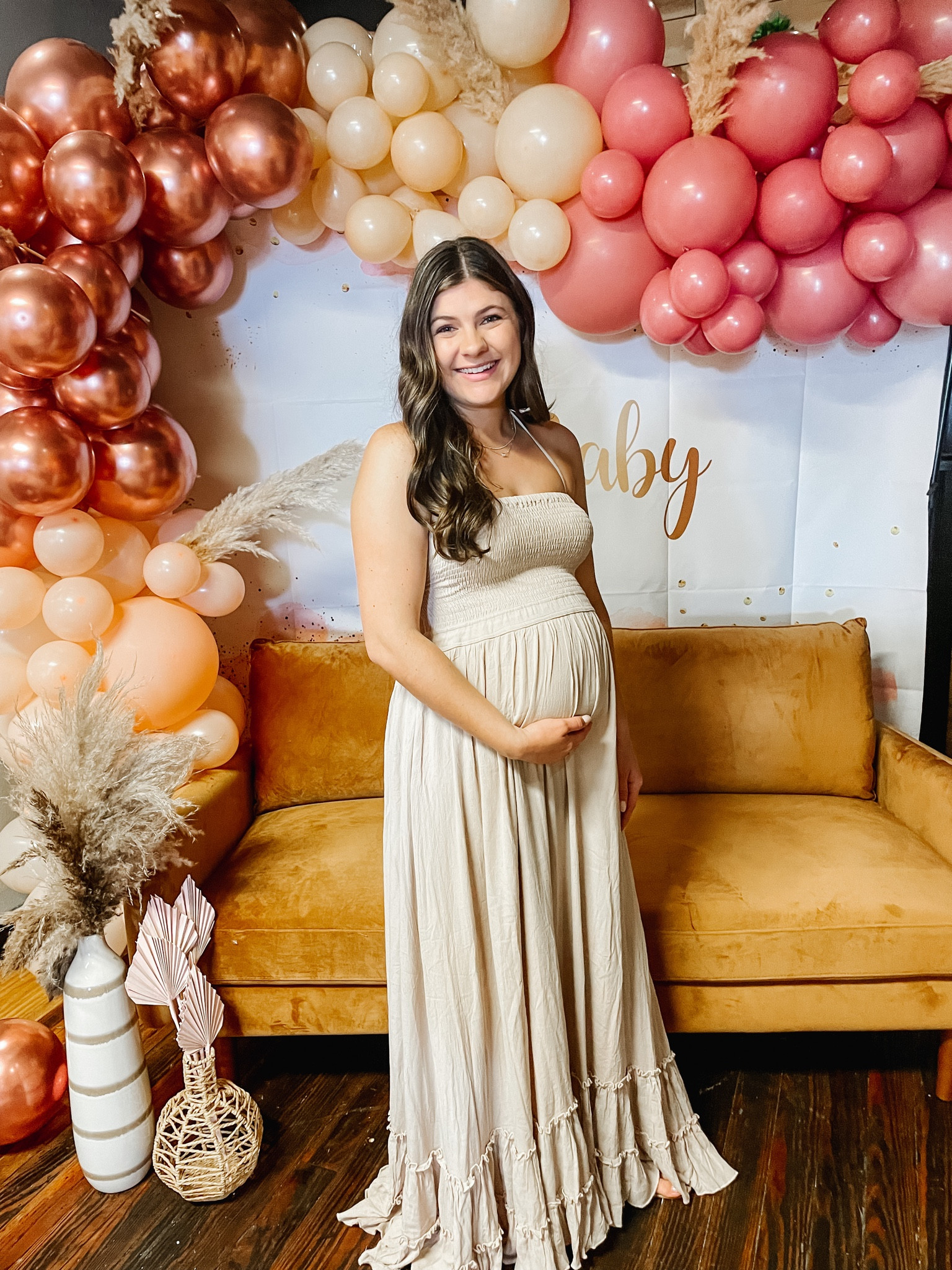 The best baby shower dress 🥹 such a great maternity dress for any occasion! Five color options!! 

#LTKbump #LTKbeauty #LTKstyletip