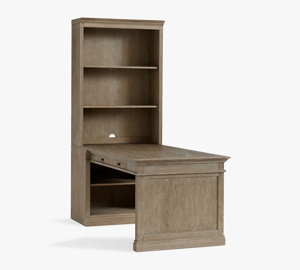 Livingston Peninsula Desk with 35" Bookcase Suite | Pottery Barn (US)