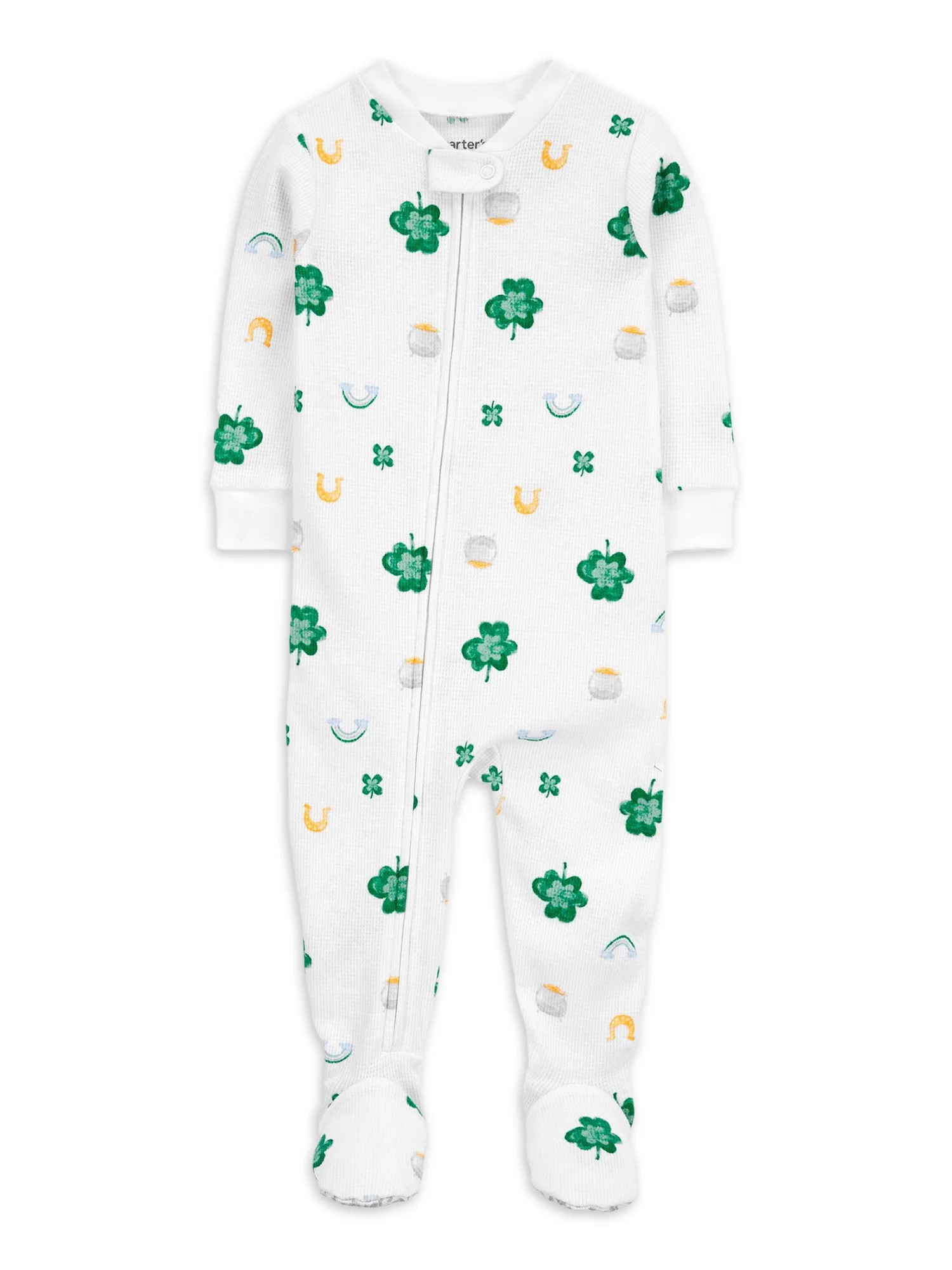 Carter's Child of Mine Baby and Toddler Unisex St. Patrick's Day Pajama Set, One-Piece, Sizes 12-... | Walmart (US)