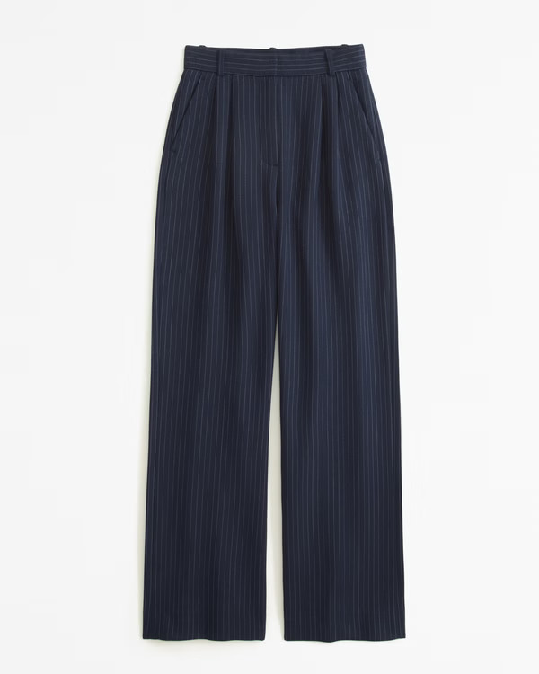 Women's Curve Love A&F Sloane Tailored Pant | Women's Clearance | Abercrombie.com | Abercrombie & Fitch (US)