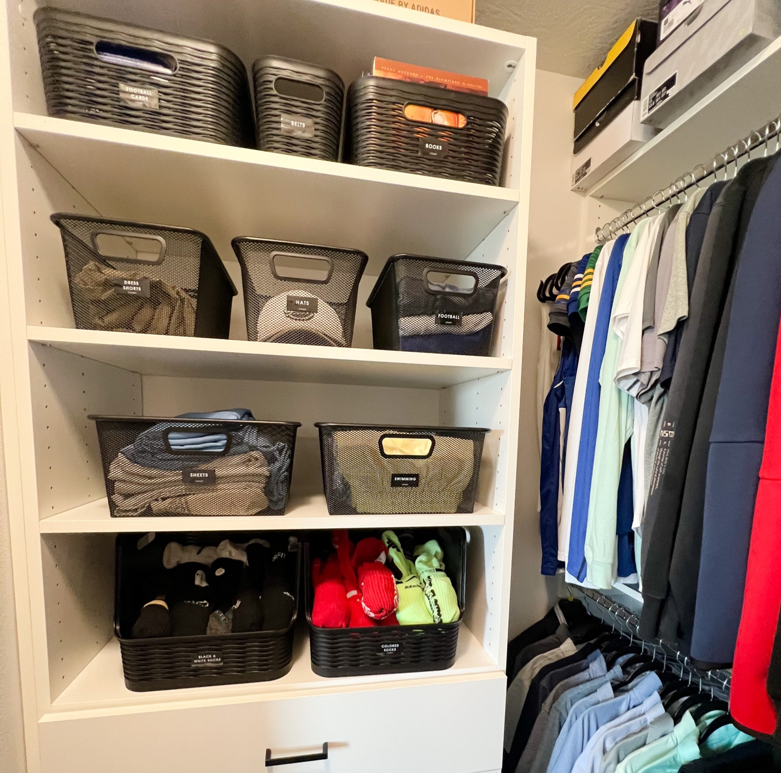 These functional bins come in different colors & are perfect for organizing closets 🖤
 


#LTKkids #LTKfamily #LTKhome