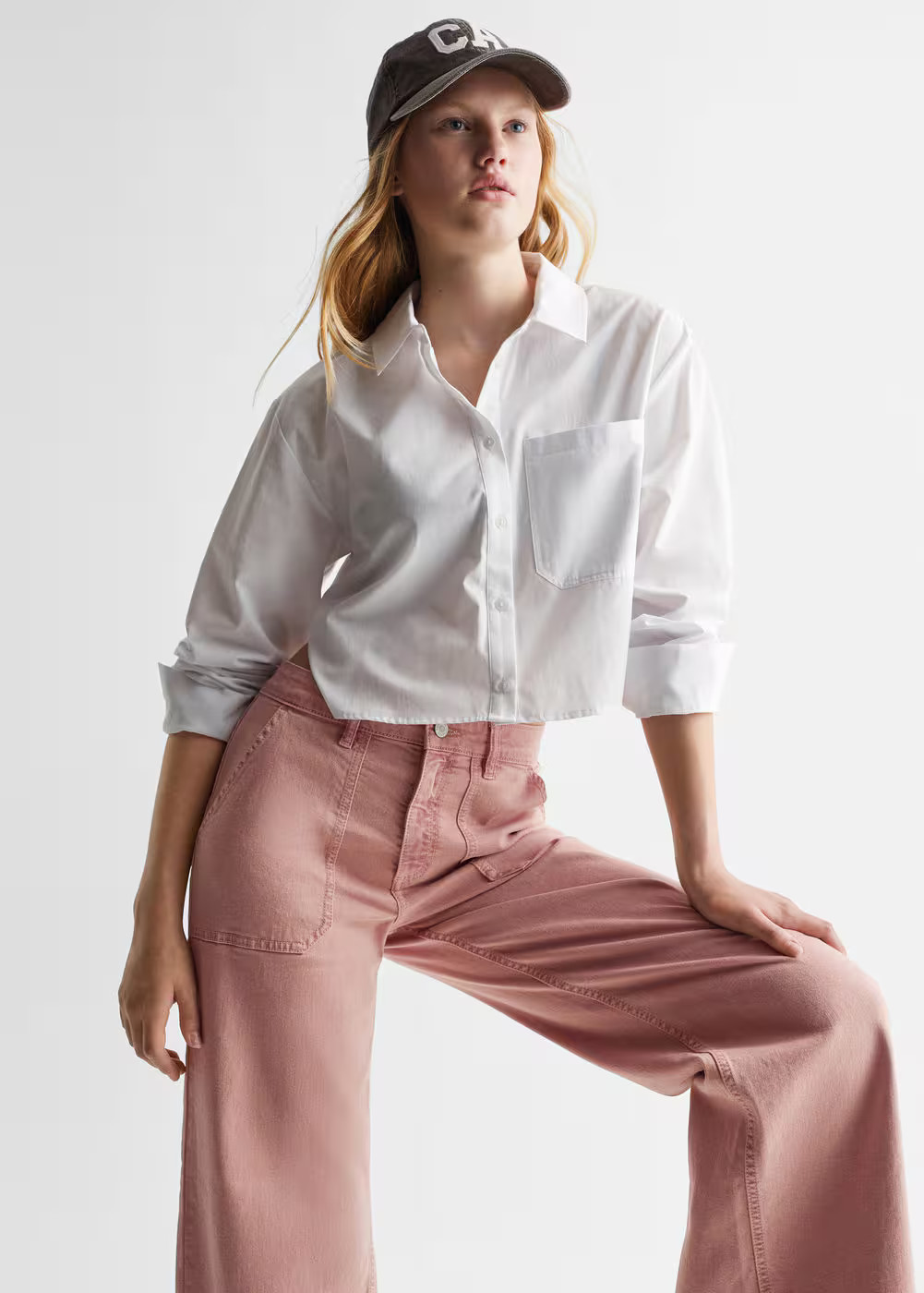 Culotte crop jeans | MANGO (US)