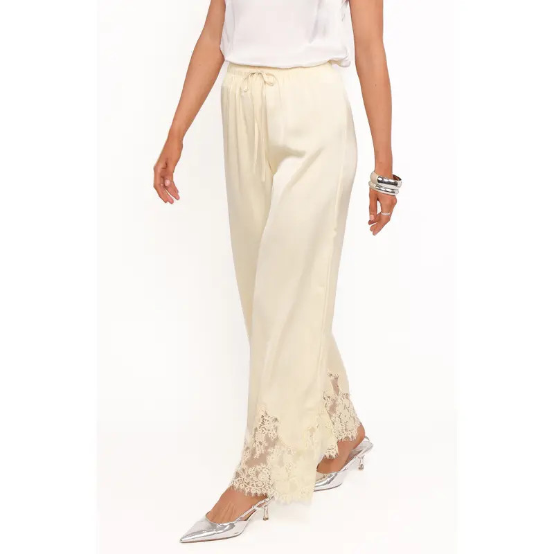 Petal & Pup Viola Drawstring Waist Wide Leg Pants in Wine at Nordstrom, Size X-Large | Nordstrom