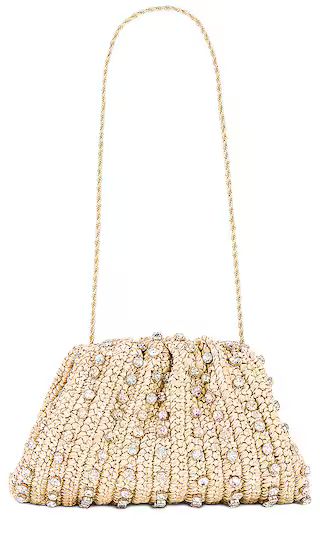 Bailey Clutch in Natural & Clear | Revolve Clothing (Global)