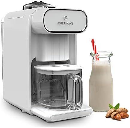 ChefWave Milkmade Dairy Alternative Vegan Nut Milk Maker Machine Milk Machine Almond Milk Soy Mil... | Amazon (US)