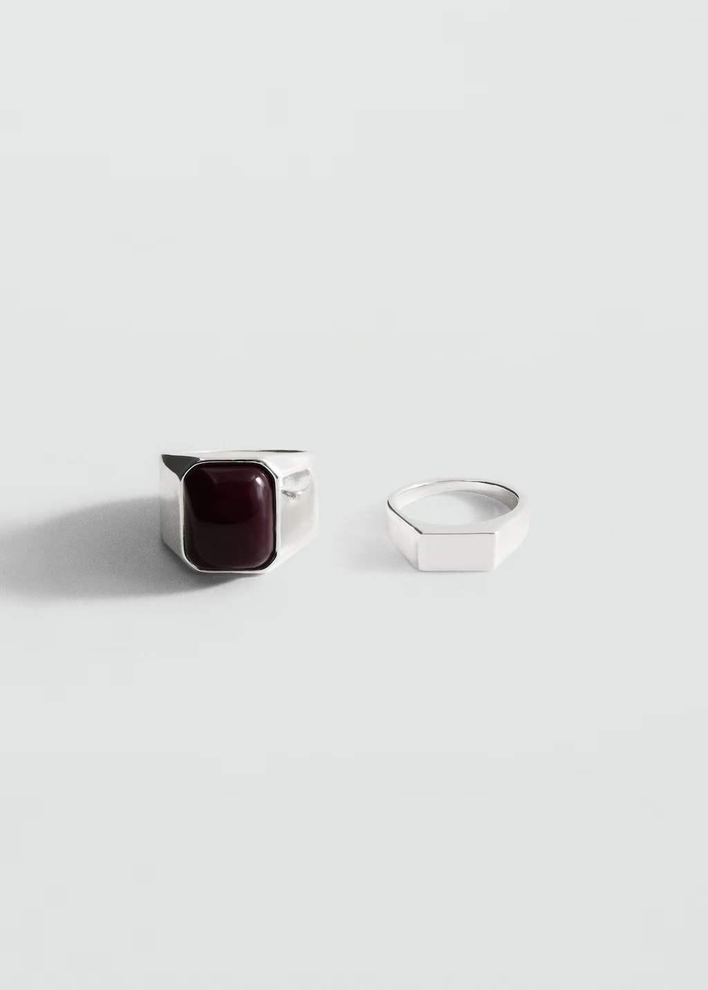 Set of 2 combined resin rings - Women | MANGO USA | Mango (US/MX/AU)