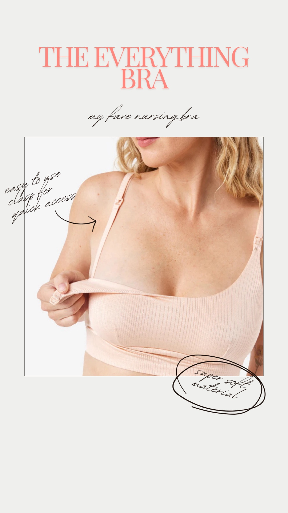 Currently my favorite nursing bra! The clasps are so easy to pop in and off and I love how lightweight the fabric is. Honestly feels like I’m wearing a bralette! Soooo comfy

Comes in several different colors!

Wearing my regular size - smalll

#LTKWorkwear #LTKBump #LTKBaby