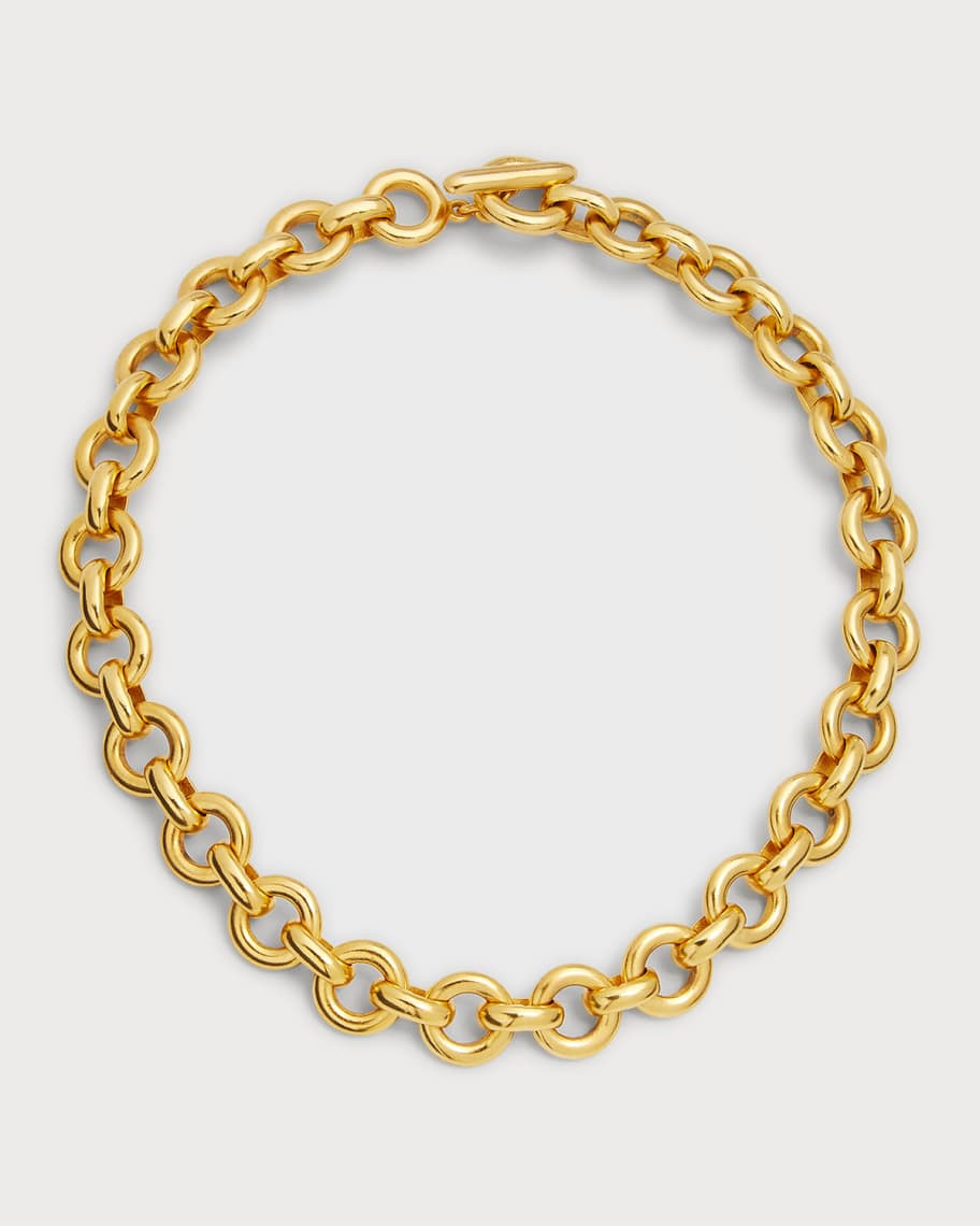 Ben-Amun Round-Link Chain Necklace | Neiman Marcus