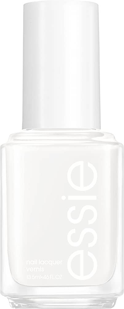 essie Salon-Quality Nail Polish, 8-Free Vegan, Snowy White, Blanc, 0.46 fl oz | Amazon (US)