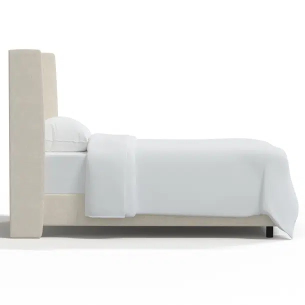 Felder Vertical Channel Tufted Wingback Upholstered Platform Bed | Wayfair North America