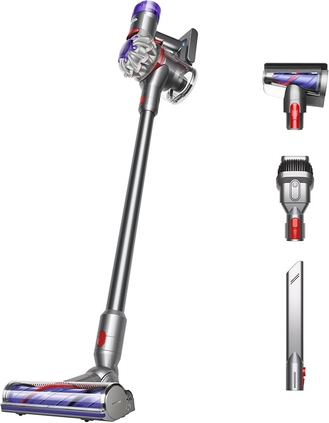 Dyson V8 Plus Cordless Vacuum, Silver/Nickel | Amazon (US)