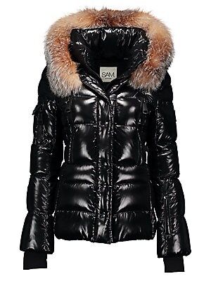 Decade Fox Fur-Trim Down Puffer | Saks Fifth Avenue