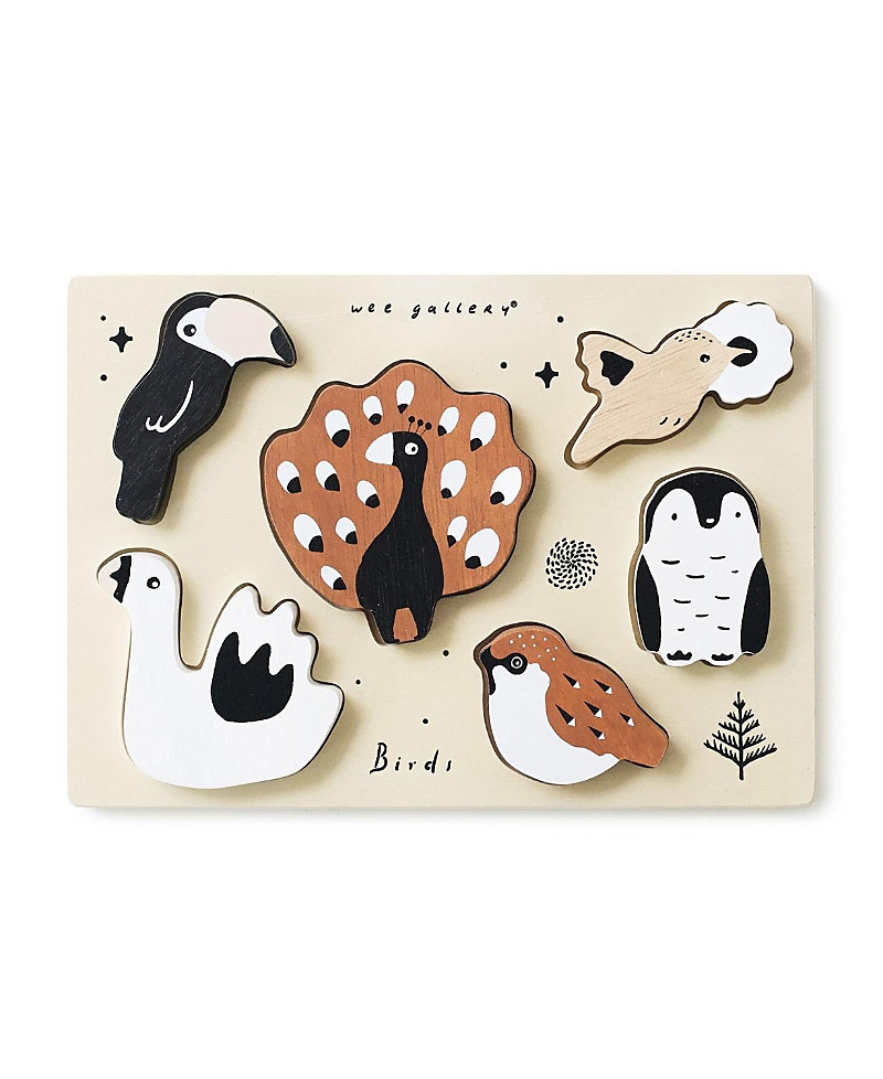 Wee Gallery Wooden Tray Puzzle - Birds | Bloomingdale's (US)