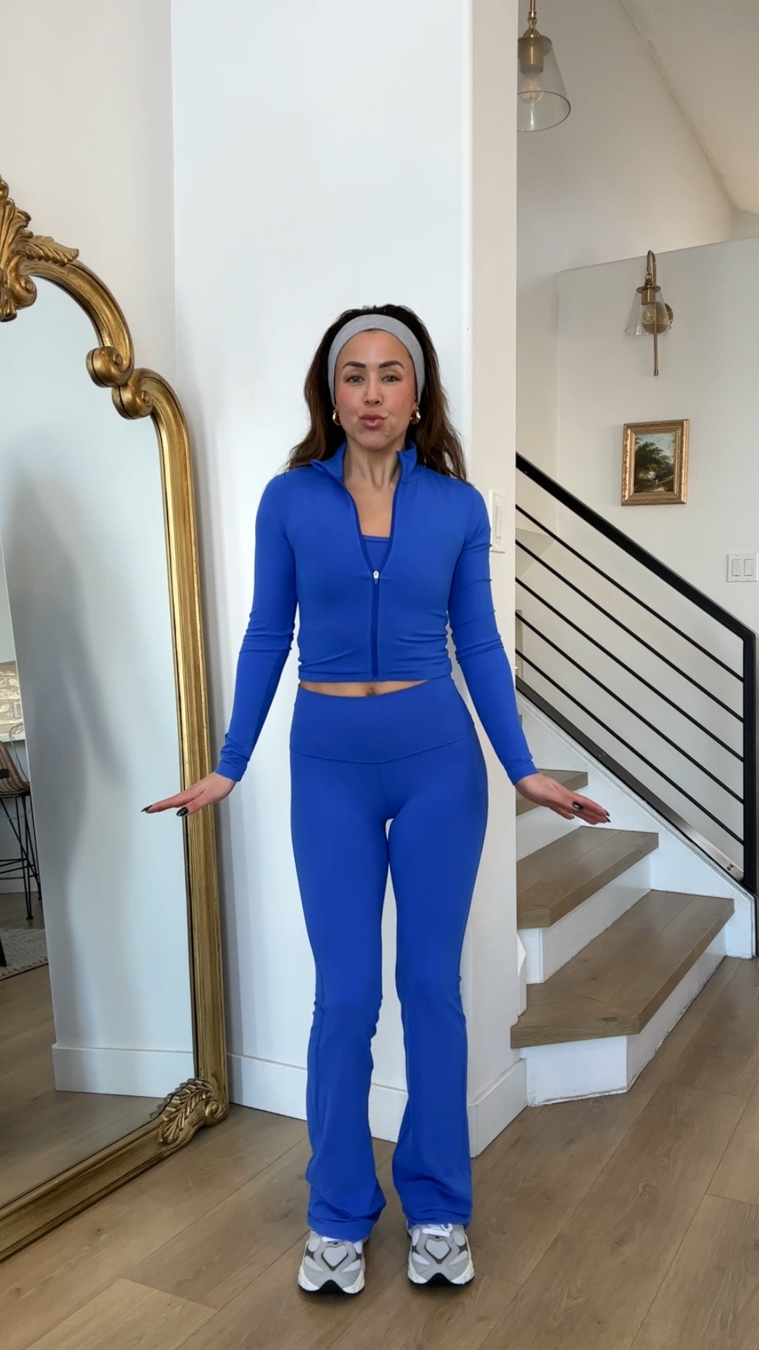 The cutest set in the most gorgeous colour! Cant wait to wear this all spring. Who else loves matching sets?! 💙🦋 

#LTKcanada #LTKstyletip #LTKfitness