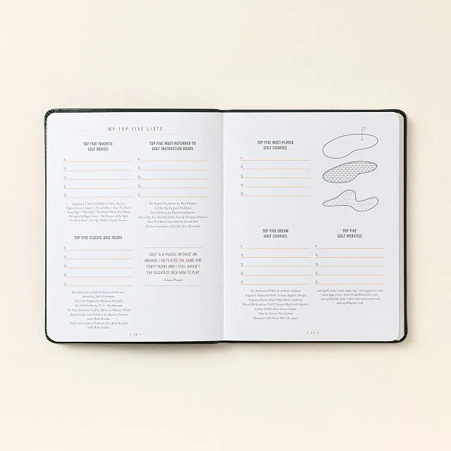The Ultimate Golf Journal | UncommonGoods