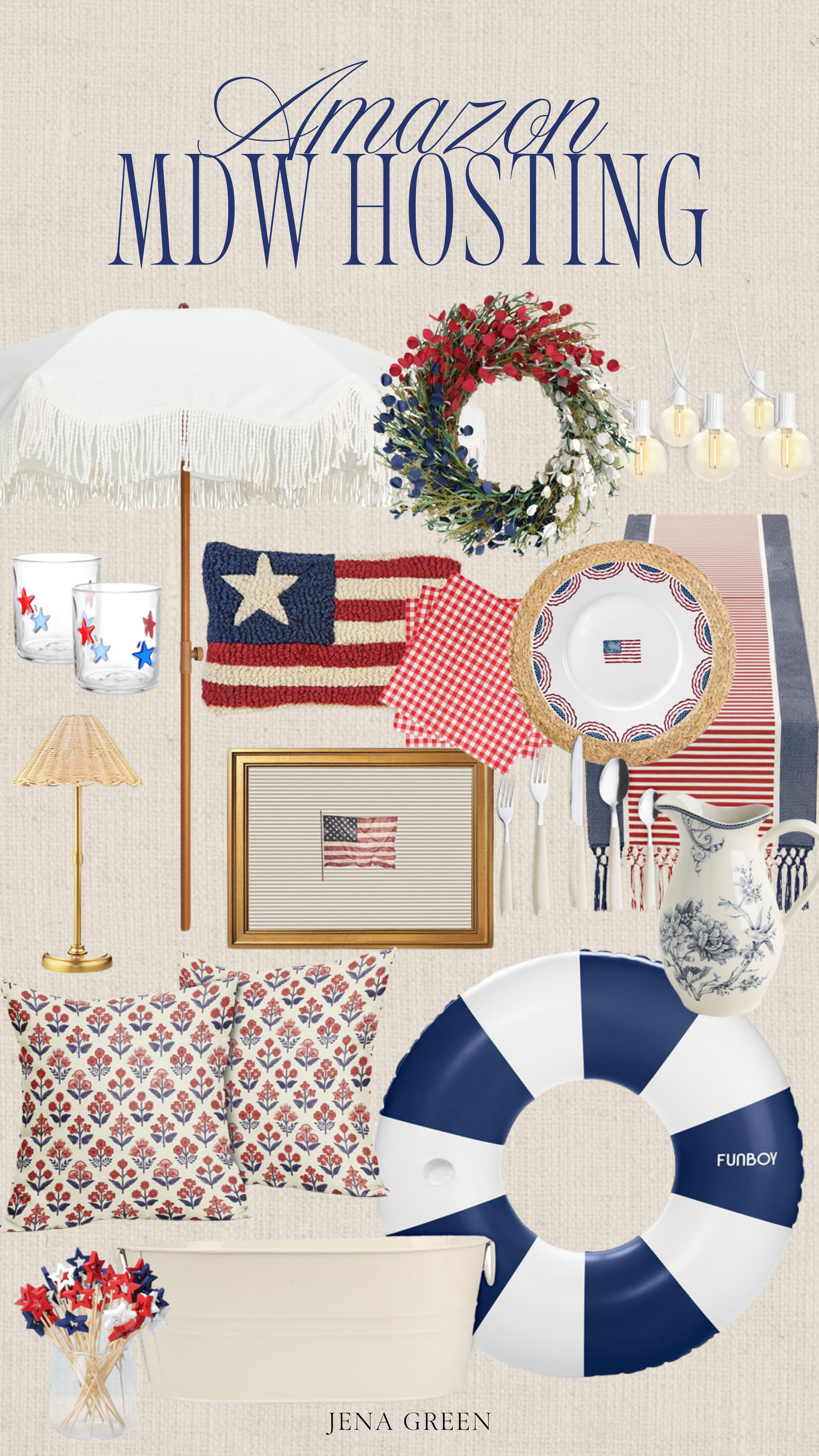 Amazon Memorial Day Hosting | Memorial Day Party | Memorial Day Outdoor Decor 

 #LTKSeasonal #LTKHome