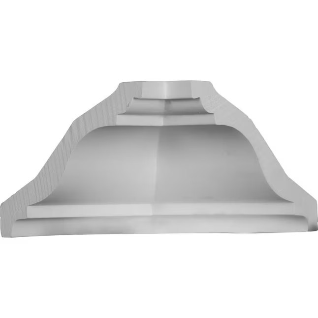 Ekena Millwork Strasbourg 4-in x 4-7/8-in Interior Primed Polyurethane Traditional 470249 Inside ... | Lowe's