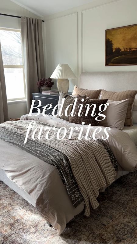 Here are my favorite bedding items for a cozy layered bed. I love this linen look duvet cover. Mine is in the color “tannish linen grey”. This brown floral quilt has to be one of my favorite purchases ever and a top seller! This waffle throw is a staple for layered bedding and I love that it’s affordable from Amazon! 

#LTKstyletip #LTKMostLoved #LTKfindsunder100