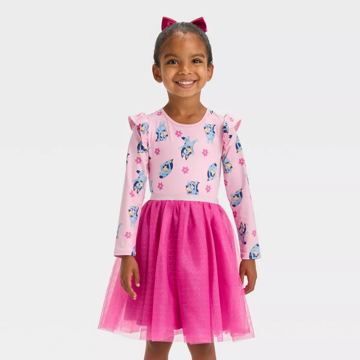 Toddler Girls' Bluey Ballerina Dress - Pink | Target