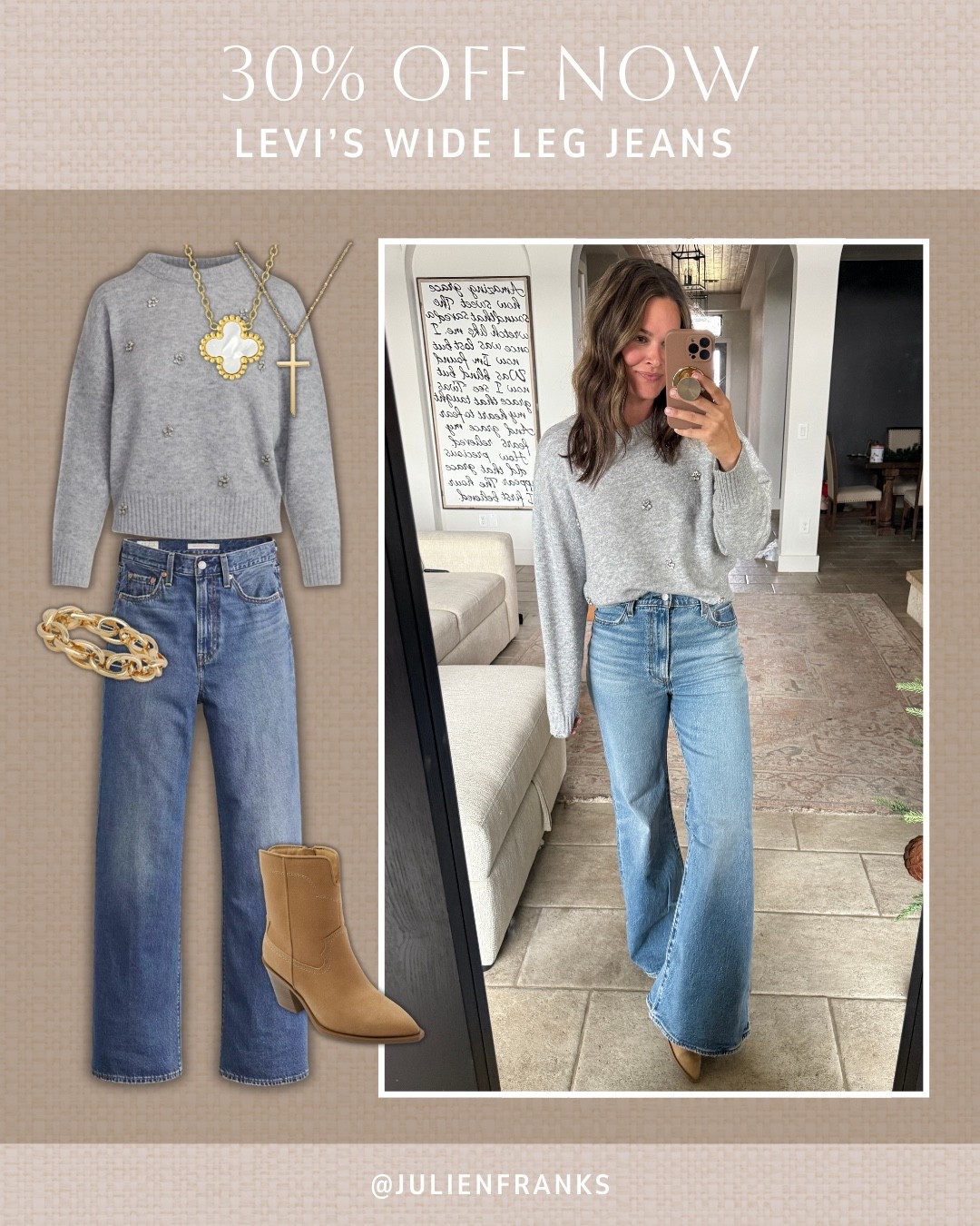 My fave jeans from Levi’s are on sale now for 30% off!! 🥰 The fit is so flattering, and I love to pair these with a cute sweater and booties for an elevated casual look.

#levis #salealert #jeans #denim #casualoutfit #walmartfashion #walmartfinds #everydayoutfit #closetstaples

#LTKSeasonal #LTKootd #LTKSaleAlert