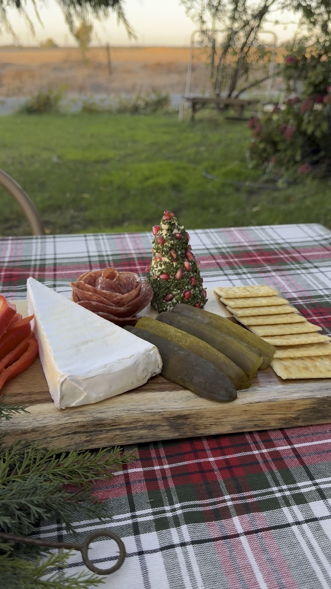 Every holiday party needs a delicious appetizer! Charcuterie boards are a must for every celebration, especially during holiday hosting season! I made this adorable and festive Boursin Christmas tree, which is absolutely delicious! I cut up some vegetables, added a few olives, Brie cheese and club crackers! You can find gorgeous charcuterie boards and my Christmas Tablescape easiest @wayfair! #wayfairpartner #wayfair #onlyatwayfair #paidlinks ❤️🎄 

#LTKHome #LTKParties #LTKHoliday