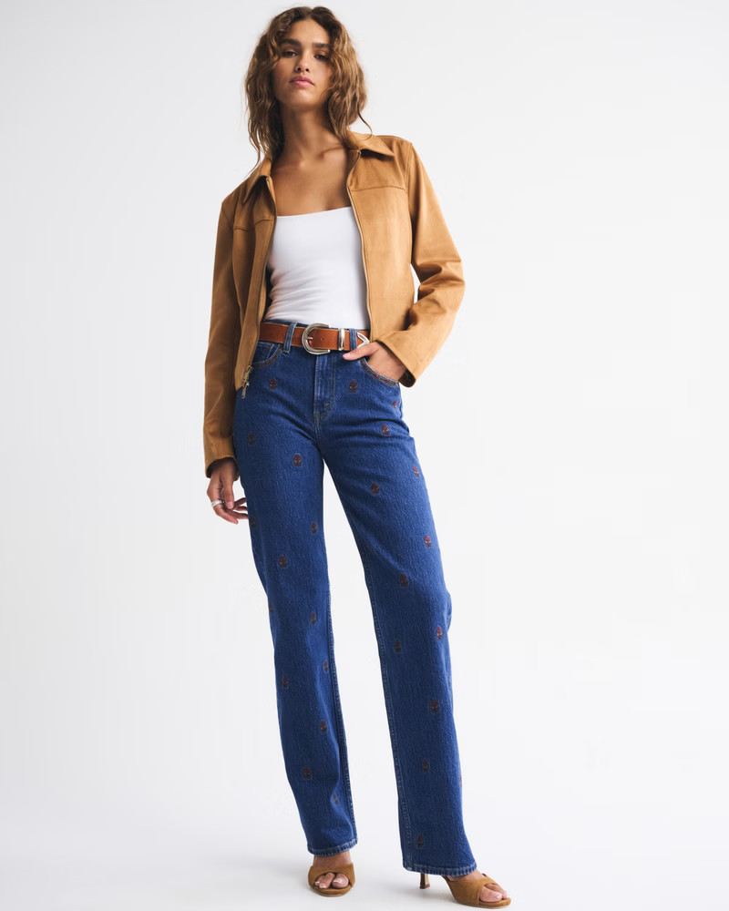 Women's High Rise 90s Relaxed Jean | Women's Bottoms | Abercrombie.com | Abercrombie & Fitch (US)