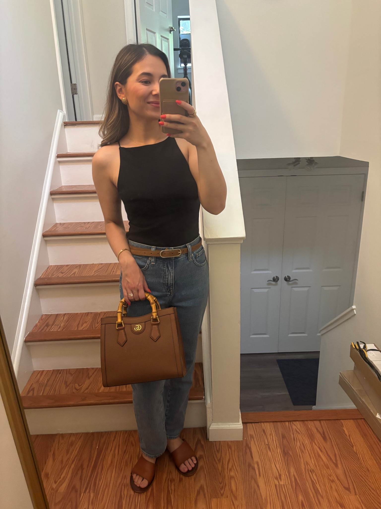 Outfit for my friends bday dinner! This top is on sale for $14 right now! 

#LTKFindsUnder50 #LTKSummerEdit #LTKPetite