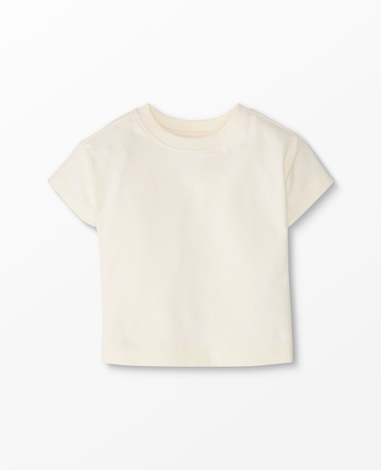 Baby Solid Tee In Cotton Jersey | Hanna Andersson