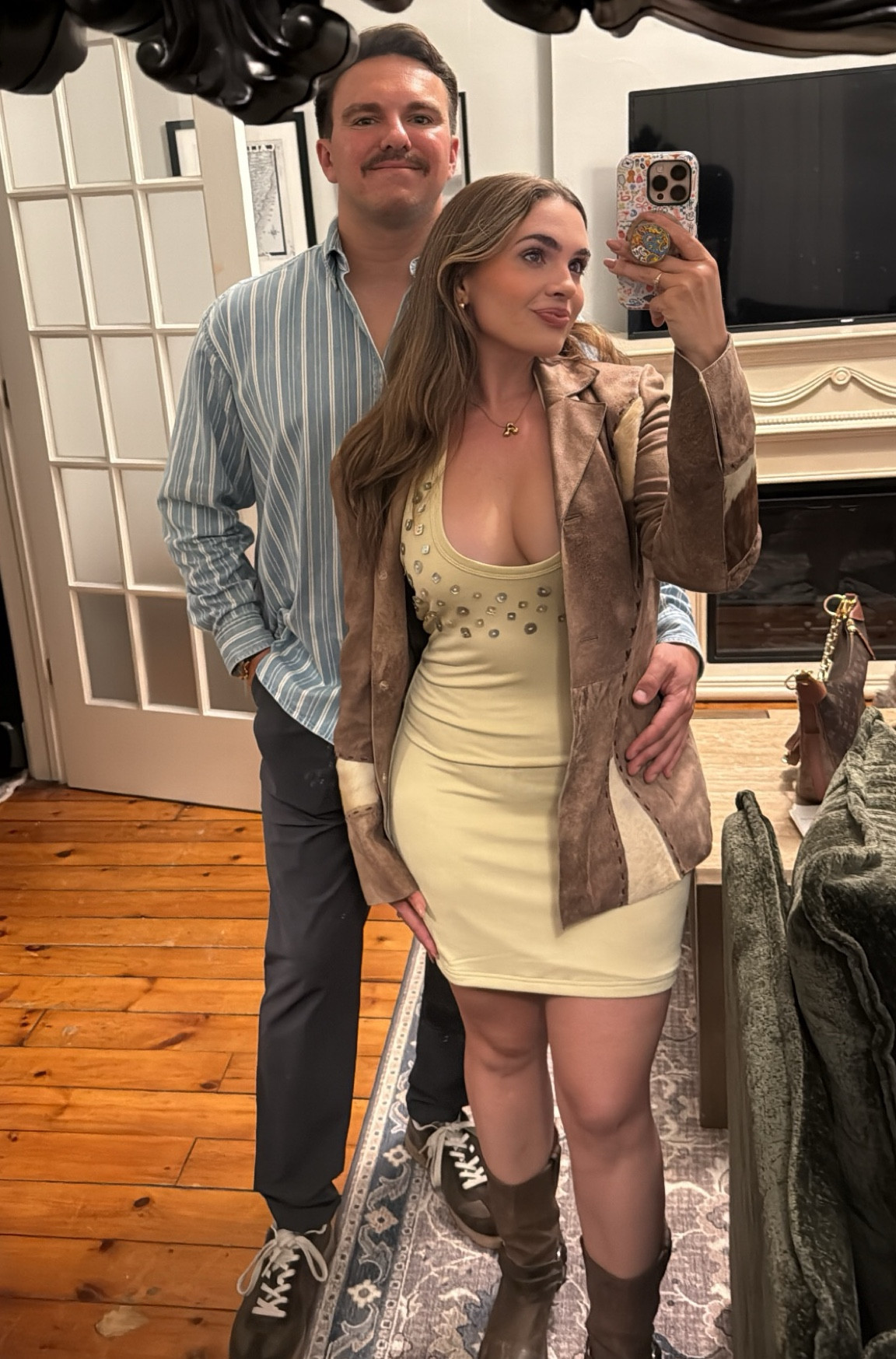 date night🤍 (jacket is sadly vintage!!)

#LTKStyleTip #LTKFindsUnder100