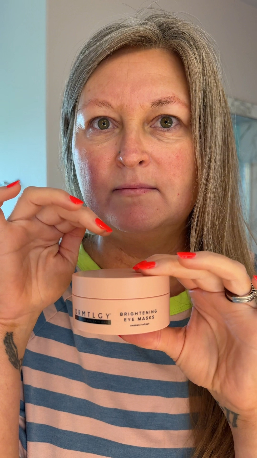 My favorite morning under-eye masks ✨

These are the @drmtlgy Brightening / Awaken Refresh Eye Masks, and I’m currently on my second round of them because I love them that much.

I’ve tried a lot of eye masks that are cute and fun but don’t really do anything… these are ones where I actually see a difference in my under-eye area. They help brighten and make me look way more awake in the morning.

I’m sharing a before and after because I feel like that’s what really shows how well they work.