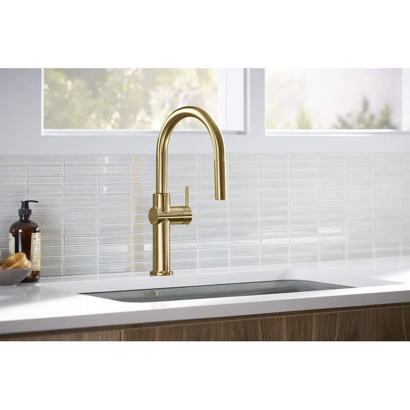 Crue Single Handle Kitchen Faucet | Wayfair Professional