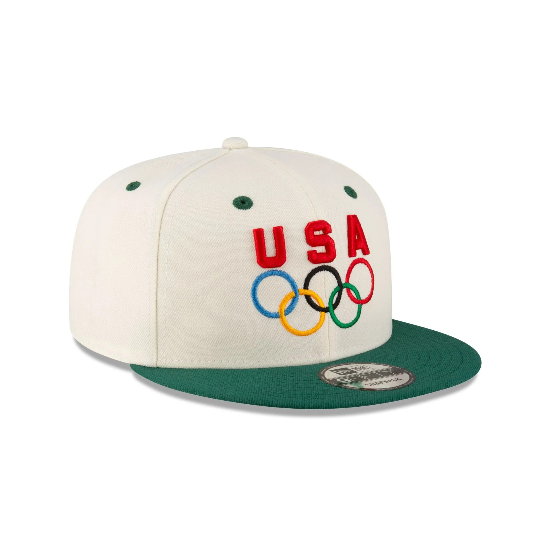 Team USA Chrome Green 9FIFTY Snapback Hat | New Era