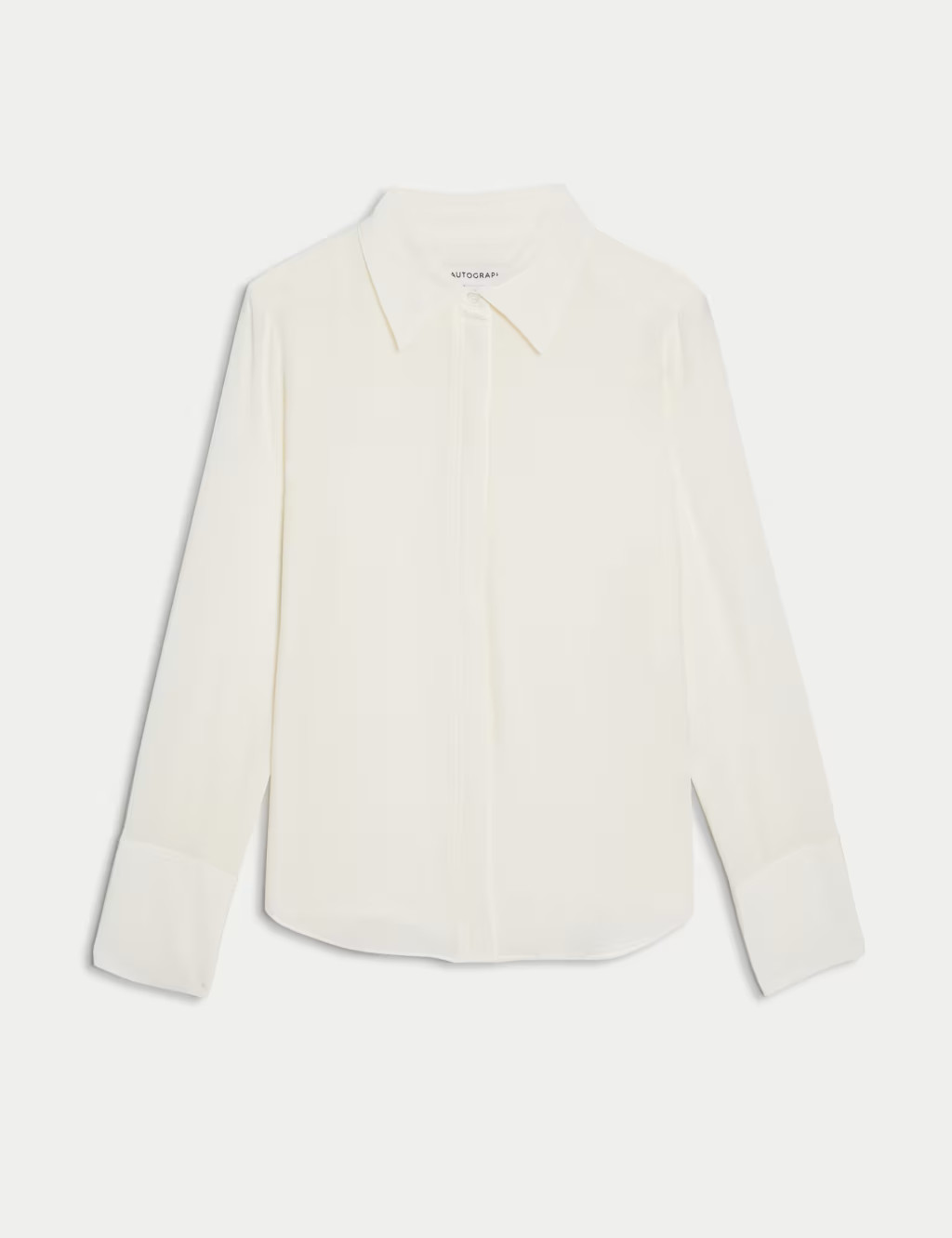 Pure Silk Long Sleeve Shirt | Marks & Spencer (UK)