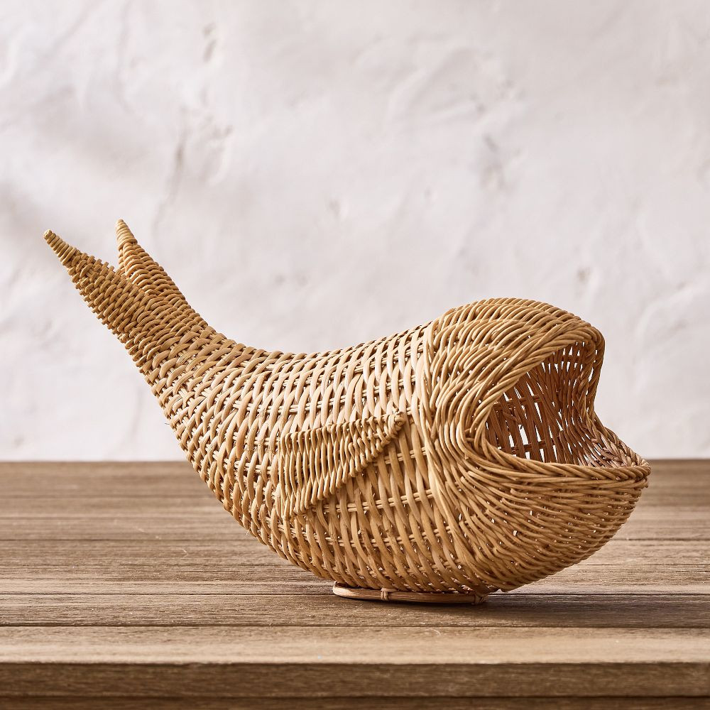 Woven Rattan Sardine Object | West Elm (US)