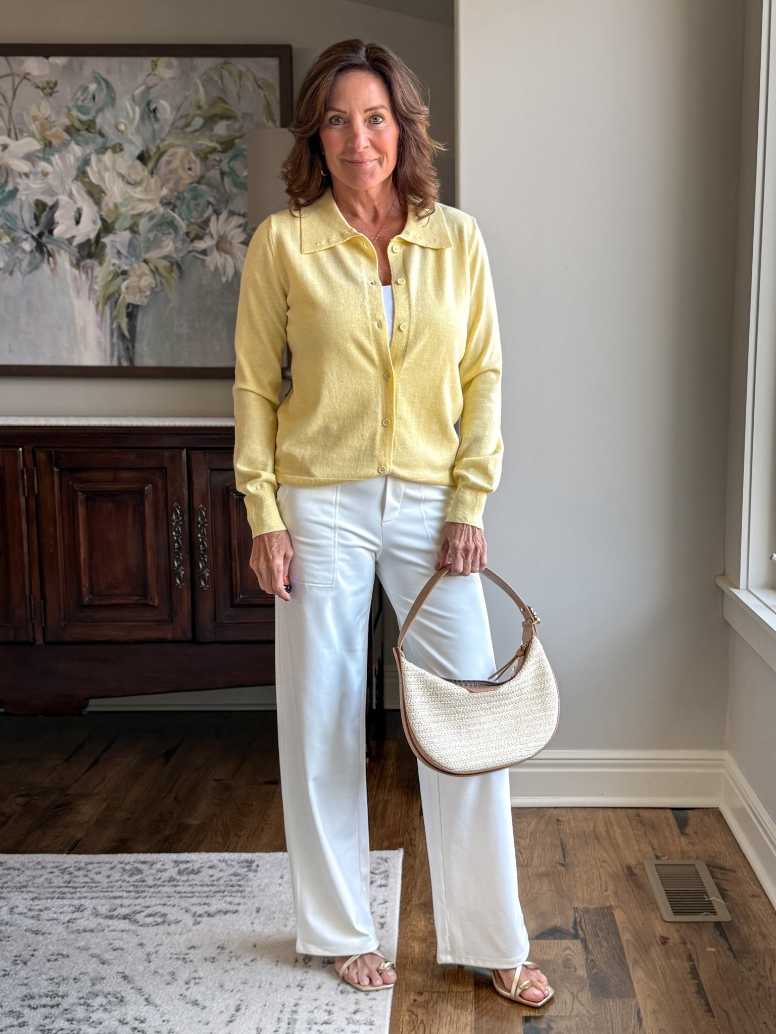 Amazon Spring Cardigan for Women Over 50 | Soft Yellow Layering Outfit

Every spring wardrobe needs one easy layering piece like this.

This soft yellow cardigan brightens neutral wide-leg pants while staying classic and wearable. It’s the kind of piece you’ll reach for over tanks, tees, or travel basics.

✔ Lightweight but polished
✔ Soft color that flatters mature skin tones
✔ Versatile for everyday or travel

For women over 50 building a clean, mix-and-match spring capsule — this one earns its spot.

#fashionover 50