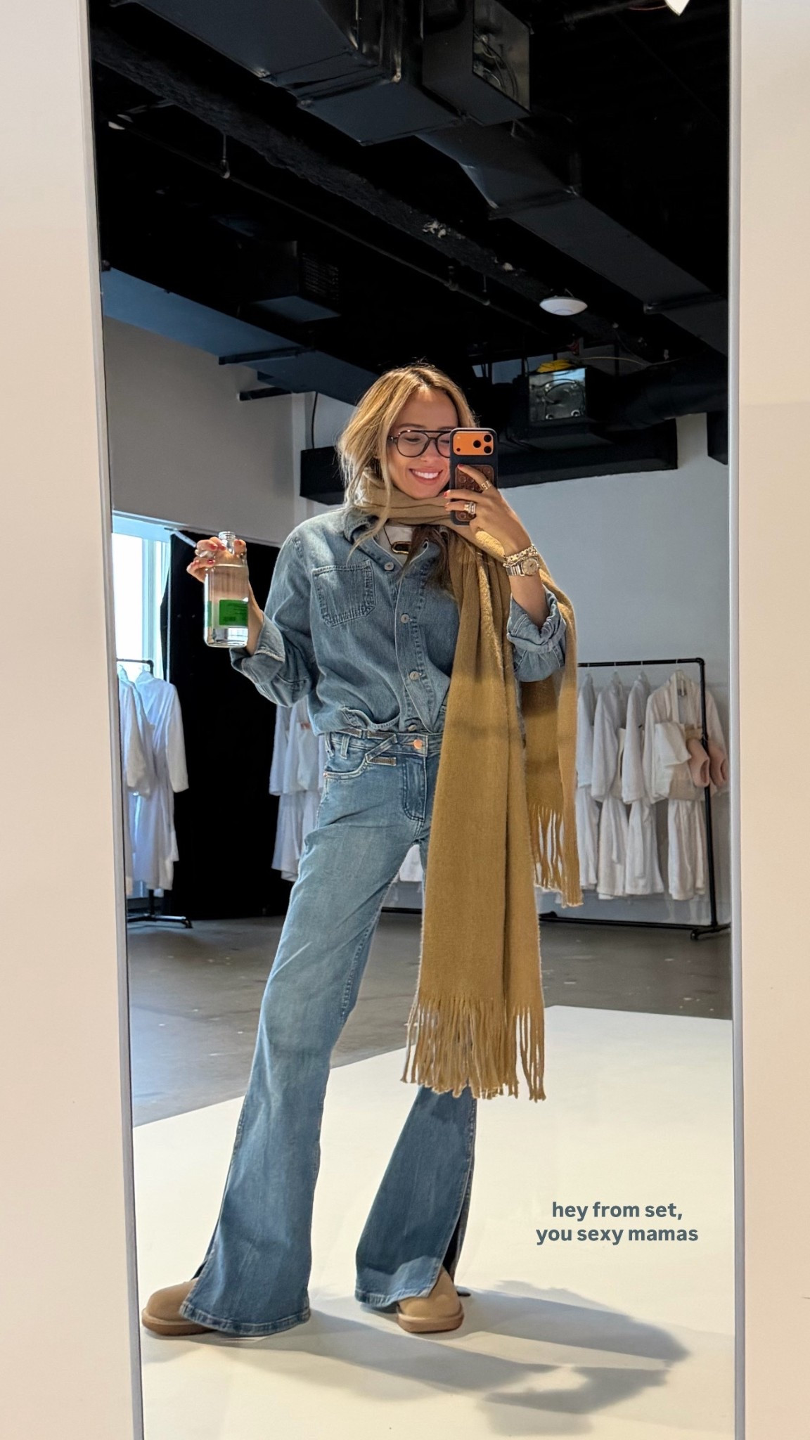 always chic, easy and comfy- matching denim with beige accessories! The best outfit formula year-round. Xo #LTKfall

#LTKootd