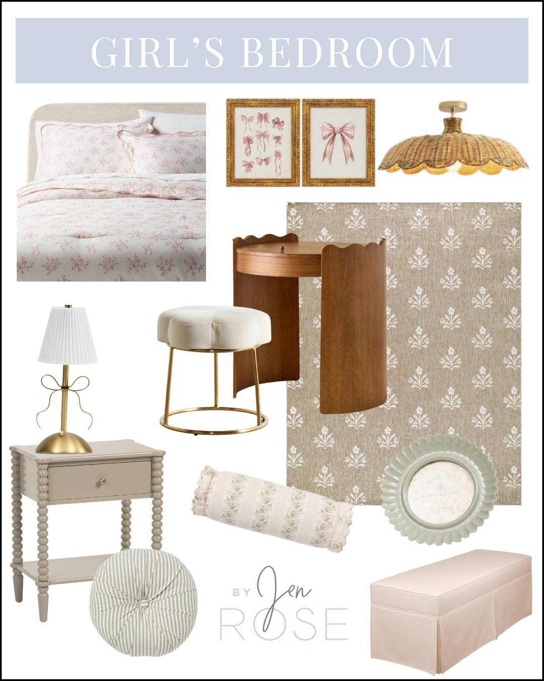 Girl’s bedroom decor finds!

#LTKHome #LTKKids