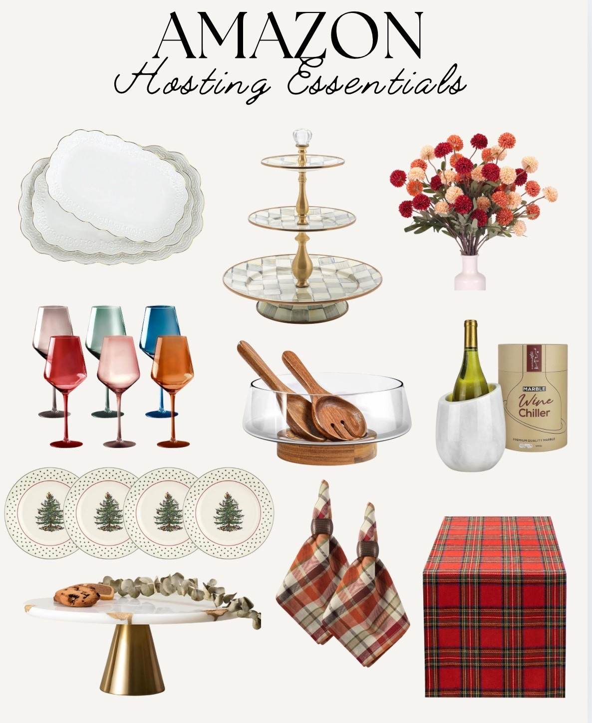 Amazon Hosting Essentilals

#LTKHome #LTKfoodie #LTKStyleTip